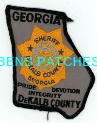 GEORGIA,A,DEKALB COUNTY SHERIFF 7 STATE SHAPED_wm